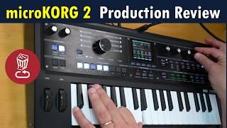 microKORG 2 Production Model Review // How it competes with today’s synths // Tutorial