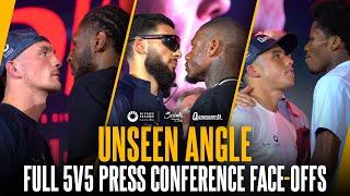 UNSEEN ANGLE! | FULL Queensberry vs Matchroom 5v5 Press Conference Face-Offs | #riyadhseason 