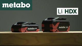 Developed for ultimate performance: LiHDX battery packs #toolsinaction #metabo #heavyduty