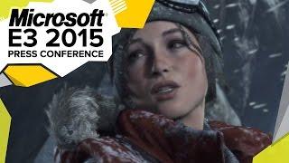 Rise of the Tomb Raider Gameplay Demo  - E3 2015 Microsoft Press Conference