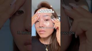Gua sha massage for dark circles
