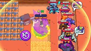 1 HP, 99 POWERS HYPERCHARGE DELETES ALL SCARY TALES BRAWLERS  Brawl Stars 2024 Funny Moments ep1547