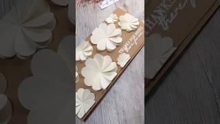  Süße DIY Blumenkarte  #handmadecards #basteln #cardmaking #diy #paperflowers