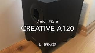 Short: can i fix a Creative A120 2.1 speaker after ESD ?  [RE-UPLOAD]