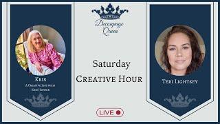 Join Kris of A Creative Life with Kris Hunter & Teri Lightsey this Saturday, October 26th at 3PM EST