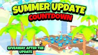 * LIVE UPDATE COUNTDOWN SUMMER UPDATE  GIVEAWAY PET SIMULATOR 99 | ROBLOX ! 