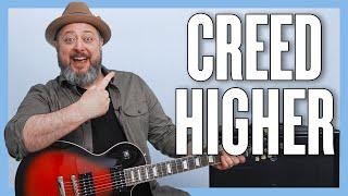 Creed Higher Guitar Lesson + Tutorial