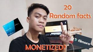 20 RANDOM FACTS ABOUT ME|MONETIZED?|GABRIEL CAGUINGUIN