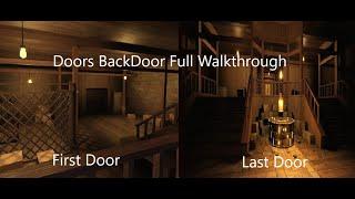 Doors BackDoor Full Walkthrough | solo | no commentary