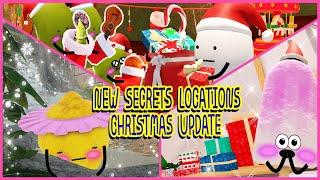 Roblox - New Secrets in locations Christmas Update of Secret Staycation