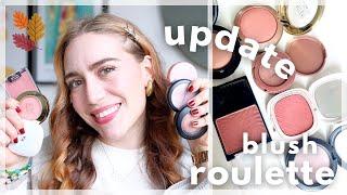 Blush Roulette Project - Fall Update!! Looking at my Favourites Blushes// How Many Will I Declutter?