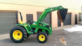 Review of a Beautiful John Deere 4105 41HP Tractor & 300cx Front End Loader