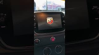 Abarth 595 competizione graphic display navigation #race #garage #abarthlove #abarth #abarth595