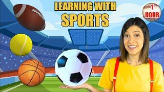 Toddler Learning with Sports! Videos For Kids, Songs For Littles!