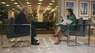 Donald Trump interviewed on 'Meet the Press' (Assorted clips)