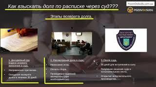 Как получить долг по расписке через суд