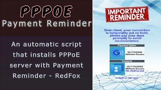 Separate PPPoE and Payment Reminder Scripts