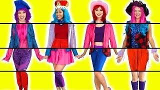 MIXED UP CLOTHING! THE SUPER POPS SWITCH OUTFITS UP MYSTERY CHALLENGE. Totally TV Originals