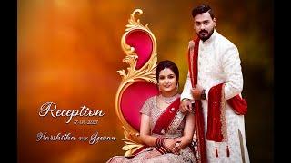 Harshitha & Jeevan Cinematic Style Reception Sarkar videotrix