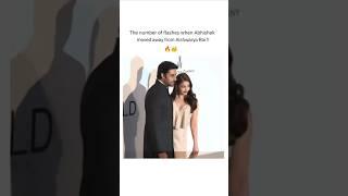 The number of flashes when Abhishek moved away from Aishwarya Rai !! #aishwaryaraibachchan#bollywood