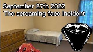 Trollge: September 27th 2022 “The screaming face” incident