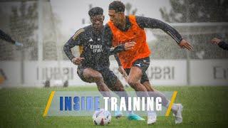 CRAZY RAIN TRAINING! | Ciudad Real Madrid