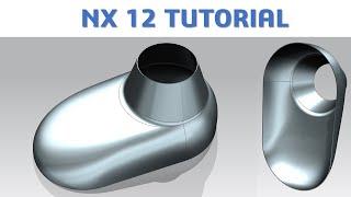 NX 12 Tutorial #43 | 3D Surface Basic Beginners | cadcam tutorial