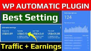 Wordpress Automatic Plugin Best Setting For Blogging Affiliate Marketing [Hindi 2021] AllHindiMeHelp