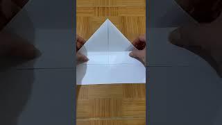 Instructions to fold the plane ️ beautiful flying paper flies as far as the video on tiktok #shorts