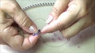 Kleshna Jewellery Making Flower Twin Stitch Tutorial