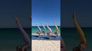 Acro at the beach ‍️‍️‍️‍️