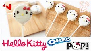 超簡單! Hello Kitty OREO POP! 헬로키티 오레오 쿠키 만들기 | Two Bites Kitchen