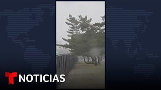 Alertan a más de 15 estados por bomba ciclónica | Noticias Telemundo