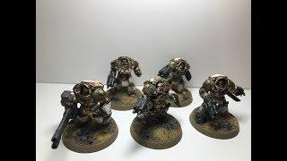 Horus Heresy death guard terminators Warhammer 40k model showcase