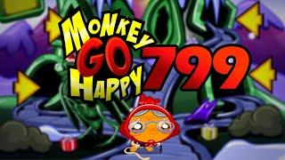 Игра "Счастливая Обезьянка 799" (Monkey GO Happy 799) - прохождение