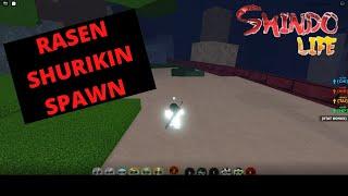 Shindo Life - RASEN SHURIKEN TOSS SPAWN + SHOWCASE