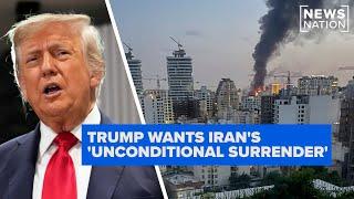 US has air superiority in Iran and knows where its leader is: Trump | NewsNation Now