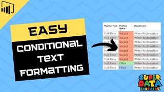 Power BI Conditional Text Formatting Made Easy