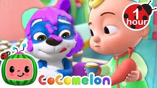 Alphabet Cupcake Chaos! | JJ's Animal Time | Cocomelon Songs | Moonbug Kids - Fun Zone