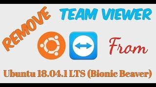 How to Remove Teamviewer from ubuntu 16 0 4 New 2018
