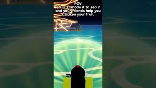 POV: Your Friends Carry You in Blox Fruits Raids... #shorts