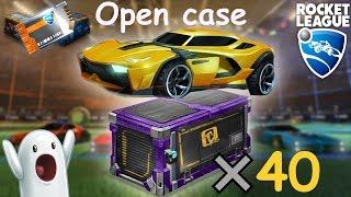 Открытие кейсов 40 штук \ Opencase Rocket League