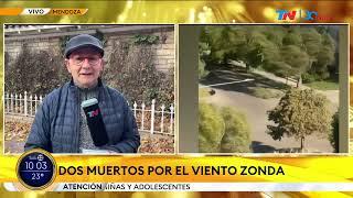 MENDOZA I Un hombre murió aplastado por un puesto de diarios derribado por el Zonda