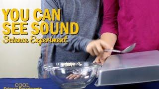 How to See Sound Science Experiment