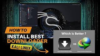 How to install best downlaod manager for kali linux 2024 || XDM download manager installation