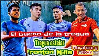 Tregua estelar Momito y Nefas vs Abraham y Stitch Frontón Milla el bueno