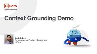 Context Grounding Demo