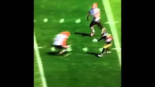 Antonio Brown Drop Kicked The Punter - Vine