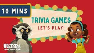 Fun Trivia Games for Kids  | Learn about Animals with Uli & Tata's African Nursery Rhymes 