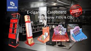 Custom Designed E-Cigarette Cardboard POS Display FSDU & CDU